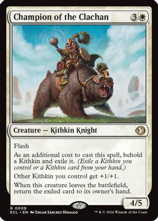 Champion of the Clachan (ECL-009) - Lorwyn Eclipsed Foil | Grognard Games