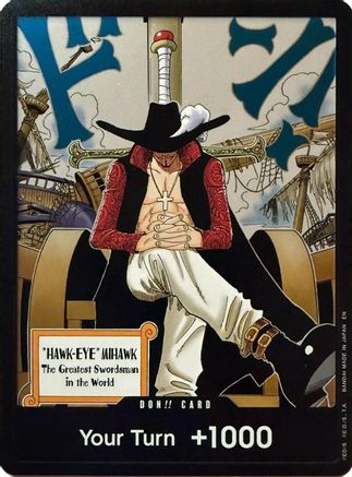 DON!! Card (Dracule Mihawk) - The Azure Sea's Seven | Grognard Games
