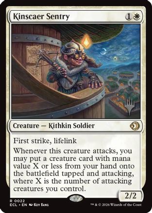 Kinscaer Sentry (PPECL-022) - Promo Pack: Lorwyn Eclipsed Foil | Grognard Games