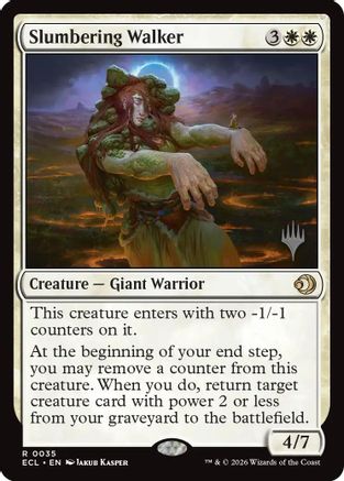 Slumbering Walker (PPECL-035) - Promo Pack: Lorwyn Eclipsed Foil | Grognard Games