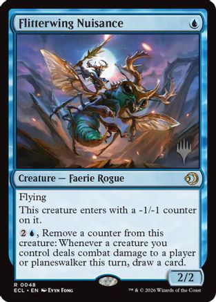 Flitterwing Nuisance (PPECL-048) - Promo Pack: Lorwyn Eclipsed Foil | Grognard Games