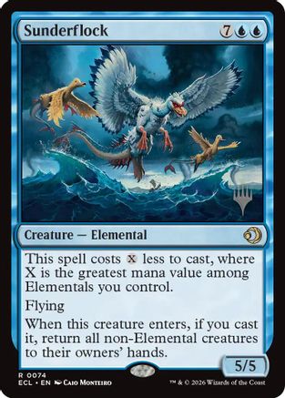Sunderflock (PPECL-074) - Promo Pack: Lorwyn Eclipsed Foil | Grognard Games
