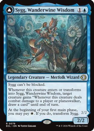 Sygg, Wanderwine Wisdom (PPECL-076) - Promo Pack: Lorwyn Eclipsed Foil | Grognard Games