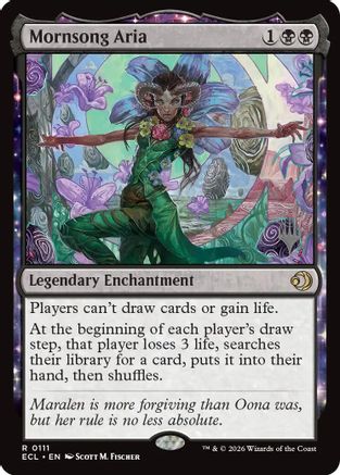 Mornsong Aria (PPECL-111) - Promo Pack: Lorwyn Eclipsed Foil | Grognard Games