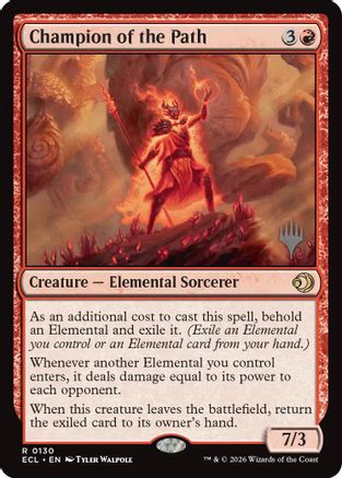 Champion of the Path (PPECL-130) - Promo Pack: Lorwyn Eclipsed | Grognard Games