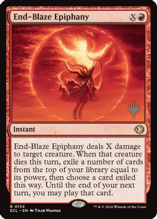 End-Blaze Epiphany (PPECL-134) - Promo Pack: Lorwyn Eclipsed Foil | Grognard Games