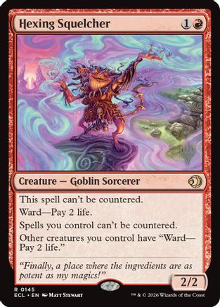 Hexing Squelcher (PPECL-145) - Promo Pack: Lorwyn Eclipsed Foil | Grognard Games