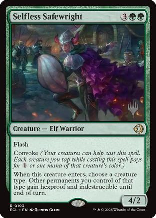 Selfless Safewright (PPECL-193) - Promo Pack: Lorwyn Eclipsed Foil | Grognard Games