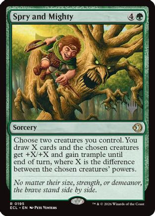 Spry and Mighty (PPECL-195) - Promo Pack: Lorwyn Eclipsed Foil | Grognard Games