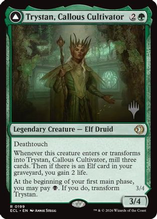 Trystan, Callous Cultivator (PPECL-199) - Promo Pack: Lorwyn Eclipsed Foil | Grognard Games