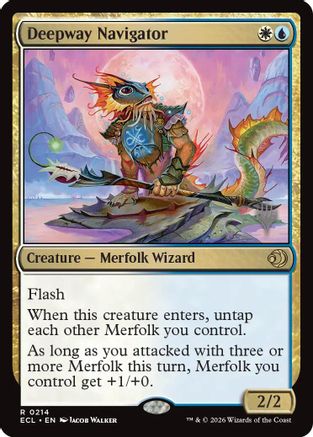 Deepway Navigator (PPECL-214) - Promo Pack: Lorwyn Eclipsed Foil | Grognard Games