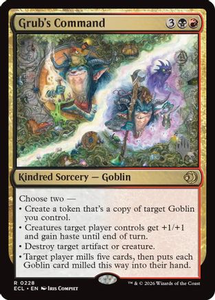 Grub's Command (PPECL-228) - Promo Pack: Lorwyn Eclipsed | Grognard Games