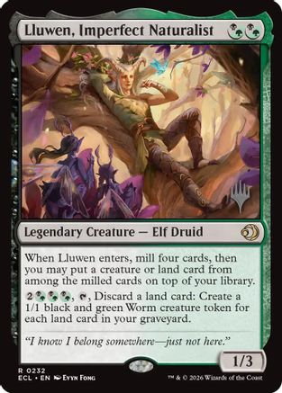 Lluwen, Imperfect Naturalist (PPECL-232) - Promo Pack: Lorwyn Eclipsed | Grognard Games