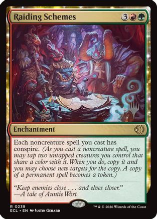 Raiding Schemes (PPECL-239) - Promo Pack: Lorwyn Eclipsed Foil | Grognard Games