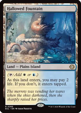 Hallowed Fountain (PPECL-265) - Promo Pack: Lorwyn Eclipsed Foil | Grognard Games