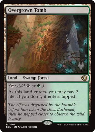Overgrown Tomb (PPECL-266) - Promo Pack: Lorwyn Eclipsed | Grognard Games