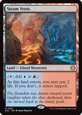 Steam Vents (PPECL-267) - Promo Pack: Lorwyn Eclipsed Foil | Grognard Games