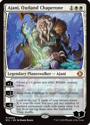 Ajani, Outland Chaperone (PPECL-004) - Promo Pack: Lorwyn Eclipsed | Grognard Games