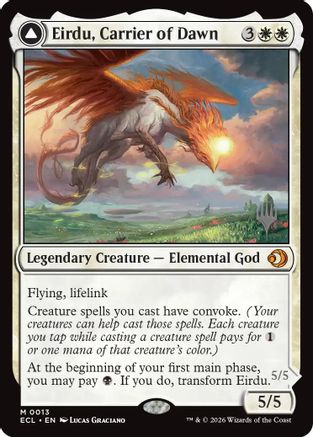 Eirdu, Carrier of Dawn (PPECL-013) - Promo Pack: Lorwyn Eclipsed | Grognard Games