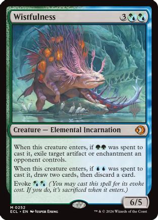 Wistfulness (PPECL-252) - Promo Pack: Lorwyn Eclipsed Foil | Grognard Games