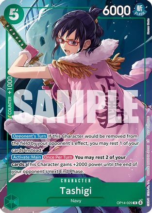 Tashigi (Dash Pack) (OP14-029) - The Azure Sea's Seven Foil | Grognard Games