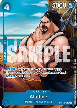 Aladine (Dash Pack) (OP14-043) - The Azure Sea's Seven Foil | Grognard Games