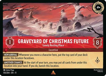 Graveyard of Christmas Future - Lonely Resting Place (135/204) - Winterspell Cold Foil | Grognard Games