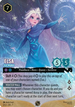 Elsa - Ice Maker (Foil) (2) - Disney Lorcana Promo Cards Holofoil | Grognard Games