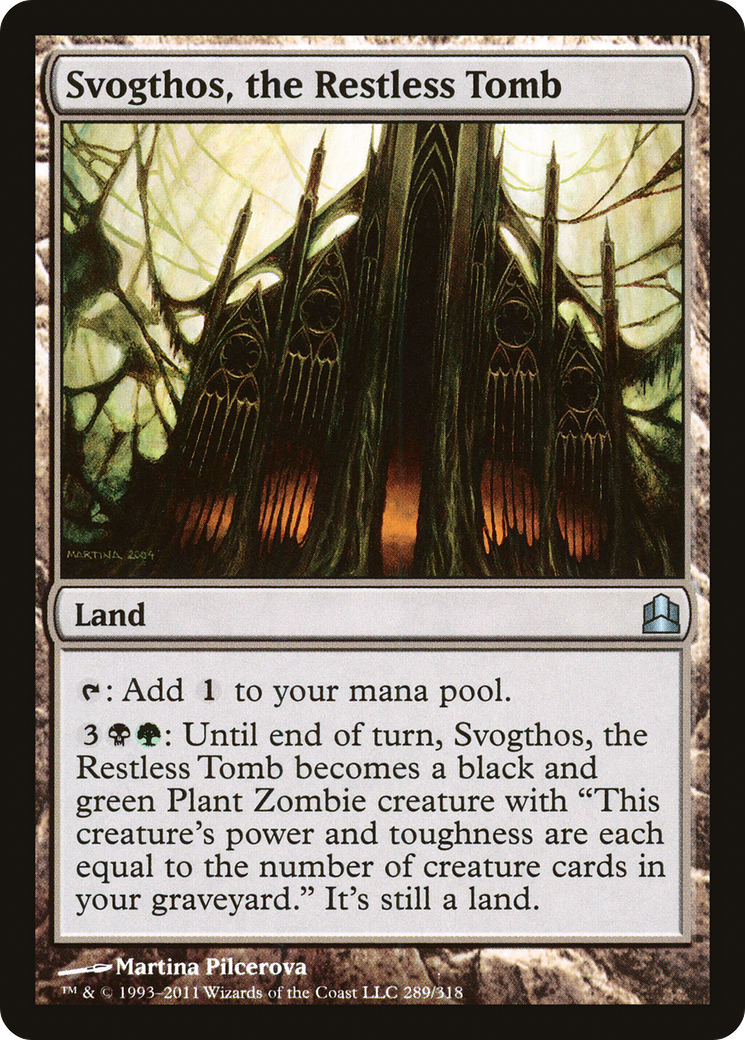Svogthos, the Restless Tomb [Commander 2011] | Grognard Games