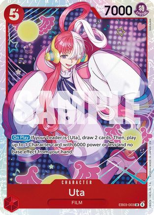 Uta (003) (EB03-003) - Extra Booster: One Piece Heroines Edition Foil | Grognard Games