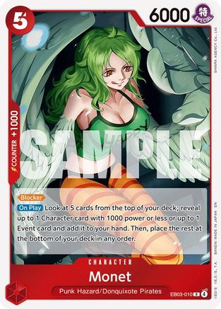 Monet (EB03-010) - Extra Booster: One Piece Heroines Edition Foil | Grognard Games