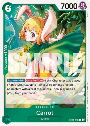 Carrot (EB03-013) - Extra Booster: One Piece Heroines Edition Foil | Grognard Games