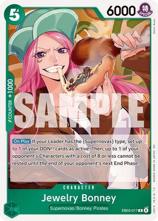 Jewelry Bonney (EB03-017) - Extra Booster: One Piece Heroines Edition Foil | Grognard Games