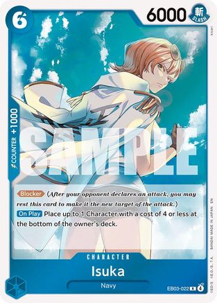 Isuka (EB03-022) - Extra Booster: One Piece Heroines Edition Foil | Grognard Games