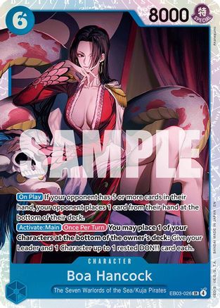 Boa Hancock (EB03-026) - Extra Booster: One Piece Heroines Edition Foil | Grognard Games