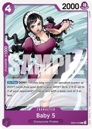 Baby 5 (EB03-036) - Extra Booster: One Piece Heroines Edition | Grognard Games