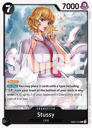 Stussy (EB03-043) - Extra Booster: One Piece Heroines Edition Foil | Grognard Games