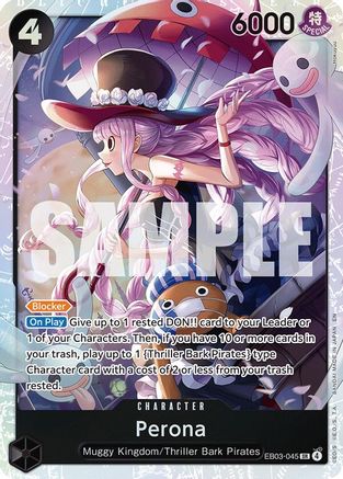Perona (EB03-045) - Extra Booster: One Piece Heroines Edition Foil | Grognard Games
