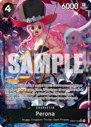 Perona (Alternate Art) (EB03-045) - Extra Booster: One Piece Heroines Edition Foil | Grognard Games