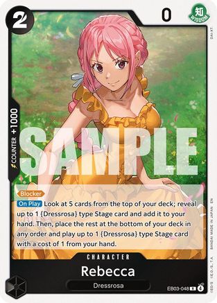 Rebecca (EB03-048) - Extra Booster: One Piece Heroines Edition Foil | Grognard Games
