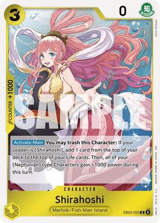 Shirahoshi (EB03-052) - Extra Booster: One Piece Heroines Edition Foil | Grognard Games