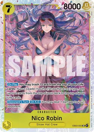 Nico Robin (055) (EB03-055) - Extra Booster: One Piece Heroines Edition Foil | Grognard Games