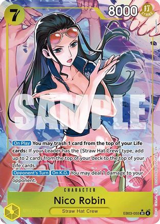 Nico Robin (055) (Alternate Art) (EB03-055) - Extra Booster: One Piece Heroines Edition Foil | Grognard Games