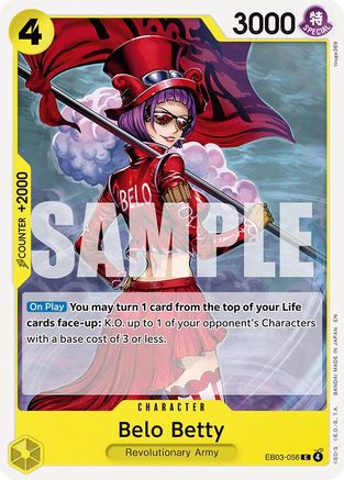 Belo Betty (EB03-056) - Extra Booster: One Piece Heroines Edition | Grognard Games