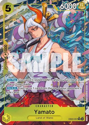 Yamato (Alternate Art) (EB03-057) - Extra Booster: One Piece Heroines Edition Foil | Grognard Games