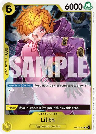 Lilith (EB03-058) - Extra Booster: One Piece Heroines Edition Foil | Grognard Games