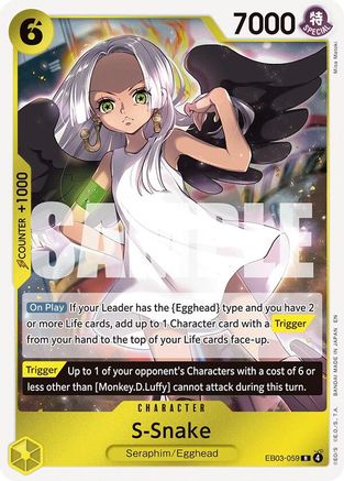 S-Snake (EB03-059) - Extra Booster: One Piece Heroines Edition Foil | Grognard Games