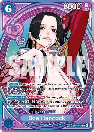 Boa Hancock (SP) (EB03-026) - Extra Booster: One Piece Heroines Edition Foil | Grognard Games