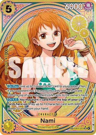 Nami (SP) (EB03-053) - Extra Booster: One Piece Heroines Edition Foil | Grognard Games