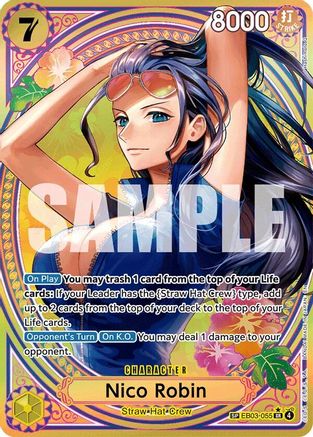 Nico Robin - 055 (SP) (EB03-055) - Extra Booster: One Piece Heroines Edition Foil | Grognard Games